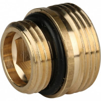 Ниппель для радиаторов НР/НР 1/2" х 3/4"STOUT