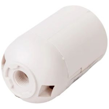 Патрон ЭРА подвесной, Е27, пластик, белый Патрон ЭРА подвесной, Е27, пластик, белый