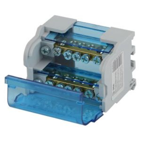 Шины на DIN-рейку ЭРА NO22413 в корпусе ШНК 2х7 L+PEN Шины на DIN-рейку ЭРА NO22413 в корпусе ШНК 2х7 L+PEN