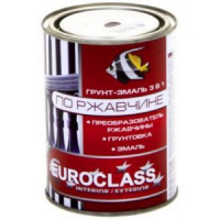 Грунт-эмаль по ржавчине Синяя 0,9кг EUROCLASS RAL 5005