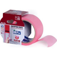 Лента малярная IRFIX EXTRA W54 600 (розовая) 50мм*25м для деликатных работ (1/36шт)