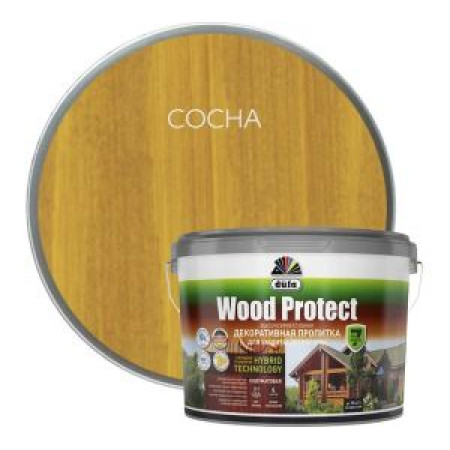 Пропитка Dufa WOOD PROTECT сосна, 9 л
