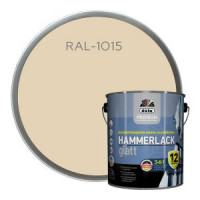 Эмаль на ржавчину Dufa Premium HAMMERLACK гладкая 3-в-1, RAL-1015 слоновая кость 2,5 л