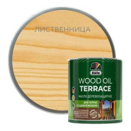 Деревозащитное масло Dufa Wood OIL Terraсe лиственница, 0.9 л