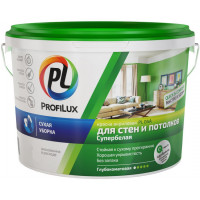 Краска Profilux ВД PL 04А акриловая, белая, глубокоматовая 14 кг