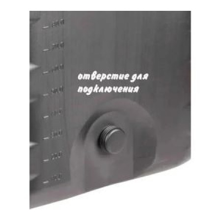 БАК ПЛАСТ. ДЛЯ ДУША КВАДРАТНЫЙ 100 Л "АЛЬТЕРНАТИВА" (50262)