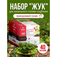 Комплект для капельного полива Жук, от емкости, с таймером, 40 растений