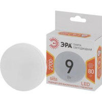 Лампочка светодиодная ЭРА STD LED GX-9W-827-GX53 9Вт таблетка тепл. бел.