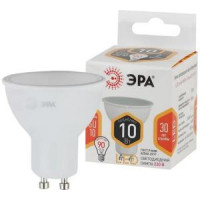 Лампочка светодиодная ЭРА STD LED MR16-10W-827-GU10 10Вт софит тепл. бел.