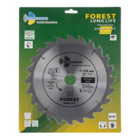 Диск пильный по дереву TRIO-DIAMOND (230х32 мм; 24Т) Forest Long Life FLL819