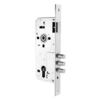 Корпус врезного замка с защёлкой DD900/C-45.85.3MR (900 3MR/CP W/B) CP хром (FUARO)