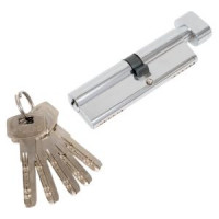 Цилиндровый механизм (200 ZM/100) 2000ZMKnob100(50+10+40) CP хром 5Key с вертушкой (FUARO)