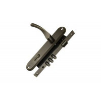 Замок цилиндровый в комплекте с ручкой LOCKSET90.CRONA.4585-3 (KIT P90 4585/3 CRONA) AB бронза