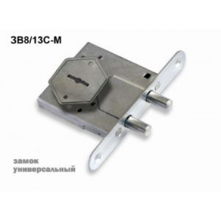 Замок врезной сувальдный ЗВ8/13С-М, 3 кл. /76610/ (САМ)