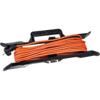 Силовой удлинитель ЭРА UFx-1-2x1.0-10m на рамке, без зазем., 10м, ПВС, 2х1