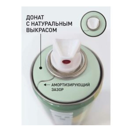 Эмаль акриловая универсальная DECORIX  Пастельно-зелёная аэрозоль 520мл