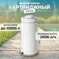 Фильтр-насос картриджный для бассейна 2006 л/ч, Тип А, для бассейна 366-457 см, Intex, 26604