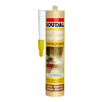 Паркетный акриловый герметик под вишню SOUDAL, 280 мл