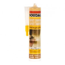 Паркетный акриловый герметик под сосну SOUDAL, 280 мл