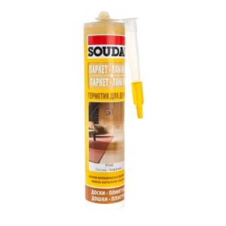 Паркетный акриловый герметик под сосну SOUDAL, 280 мл Паркетный акриловый герметик под сосну SOUDAL, 280 мл