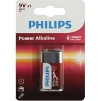 Батарейка "Крона" Philips 6LR61P1B/51 "крона" алкалин 9V 1 шт 6LR61/9V-1BL Power