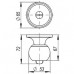 Ручка защелка DK682 BL-ET (6082 BL-E) (кл./фик.) черный (AJAX) Ручка защелка DK682 BL-ET (6082 BL-E) (кл./фик.) черный (AJAX)