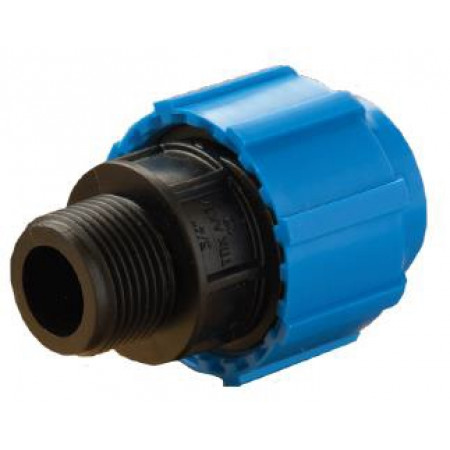 Муфта переходная Ф32*1/2" нар, Политек 65шт. ПНД