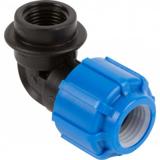 Отвод Ф 25*1/2" внр, Политек ПНД