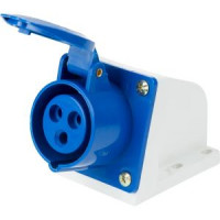 Розетка REXANT 113 стационарная 2Р+РЕ 16А 220В IP44 11-8909