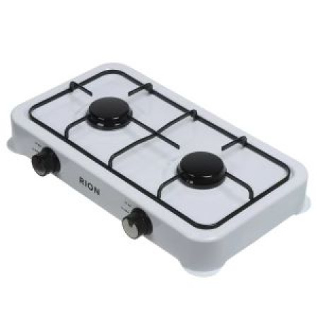 Плита газовая настольная,  2 конф., белая Rion, 6032W