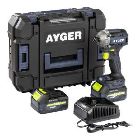 Аккумуляторный бесщеточный винтоверт AYGER ABS20BL4 Аккумуляторный бесщеточный винтоверт AYGER ABS20BL4