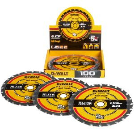 Пильный диск по дереву DEWALT DT10401, 184х20х1.65 мм, DT10401-QZ Пильный диск по дереву DEWALT DT10401, 184х20х1.65 мм, DT10401-QZ