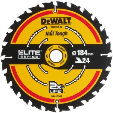 Пильный диск по дереву DEWALT DT10401, 184х20х1.65 мм, DT10401-QZ Пильный диск по дереву DEWALT DT10401, 184х20х1.65 мм, DT10401-QZ