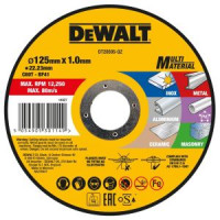 Отрезной диск DEWALT DT20595-QZ, по мультиматериалу, 125х22.23х1 мм