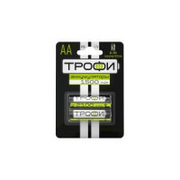 Аккумуляторные батарейки NiMH Трофи HR6-2BL GREEN POWER 1500mAh