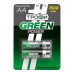 Аккумуляторные батарейки NiMH Трофи HR6-2BL GREEN POWER 1500mAh Аккумуляторные батарейки NiMH Трофи HR6-2BL GREEN POWER 1500mAh