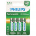 Аккумуляторы NiMH (никель-металлгидридные) Philips R6B4RTU260/51 АА 1,2v 4 шт. HR6-4BL 2600mAh Аккумуляторы NiMH (никель-металлгидридные) Philips R6B4RTU260/51 АА 1,2v 4 шт. HR6-4BL 2600mAh