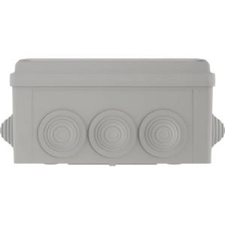 Распаячная коробка ЭРА KORv-190-140-70-10g откр. устан. серая 190х140х70мм на винтах 10 гермовводов IP55