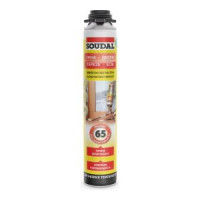 Пена желтая зимняя истолетная профессион. Soudal 65 Окна, Двери 820 мл