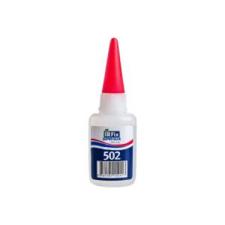 Секундный цианакрилатный клей IRFIX Super Glue 502 бесцветный 20 гр 20071
