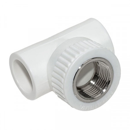 Тройник комб. Ф25*3/4" внр ПП FD PLAST Тройник комб. Ф25*3/4" внр ПП FD PLAST