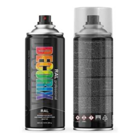 Аэрозольная эмаль Decorix PROFESSIONAL глянцевая; винно-красный RAL3005, 520мл