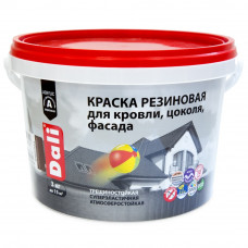 Краска резиновая Dali серая 3л (20715)
