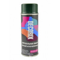 Эмаль акриловая универсальная DECORIX зеленый мох RAL6005 глянцевая аэрозоль 520мл