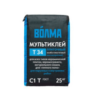 Клей плиточный Волма Мультиклей Т-34 25 кг