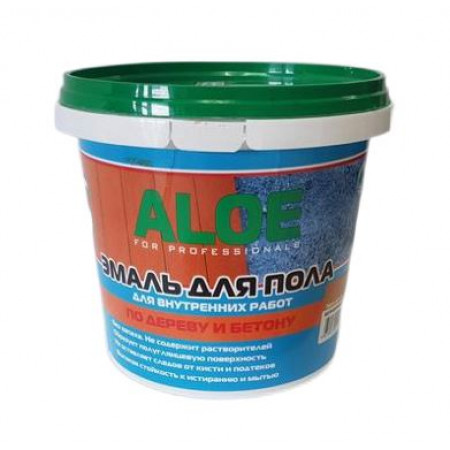 ALOE Эмаль для пола акриловая (дерево, бетон) 0,9кг золотисто-коричневый
