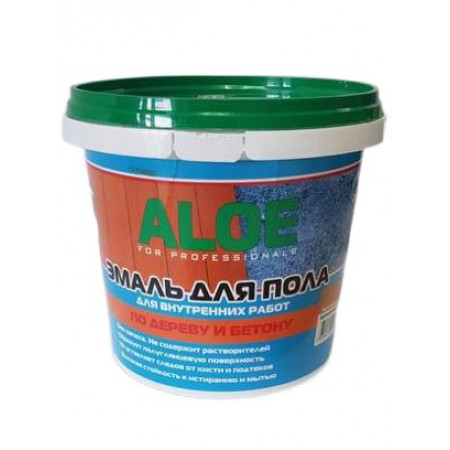ALOE Эмаль для пола акриловая (дерево, бетон) 2,4кг красно-коричневый