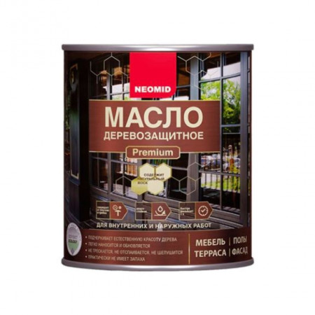 Масло деревозащитное Premium синий сапфир 0,75л NEOMID (Неомид)