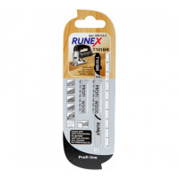 Пилка Runex 100*75мм Т101ВR чистый распил, обратный зуб 2шт/уп (5/10уп)