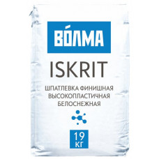 Шпатклевка финиш Волма Искрит (полимерная) 19кг
